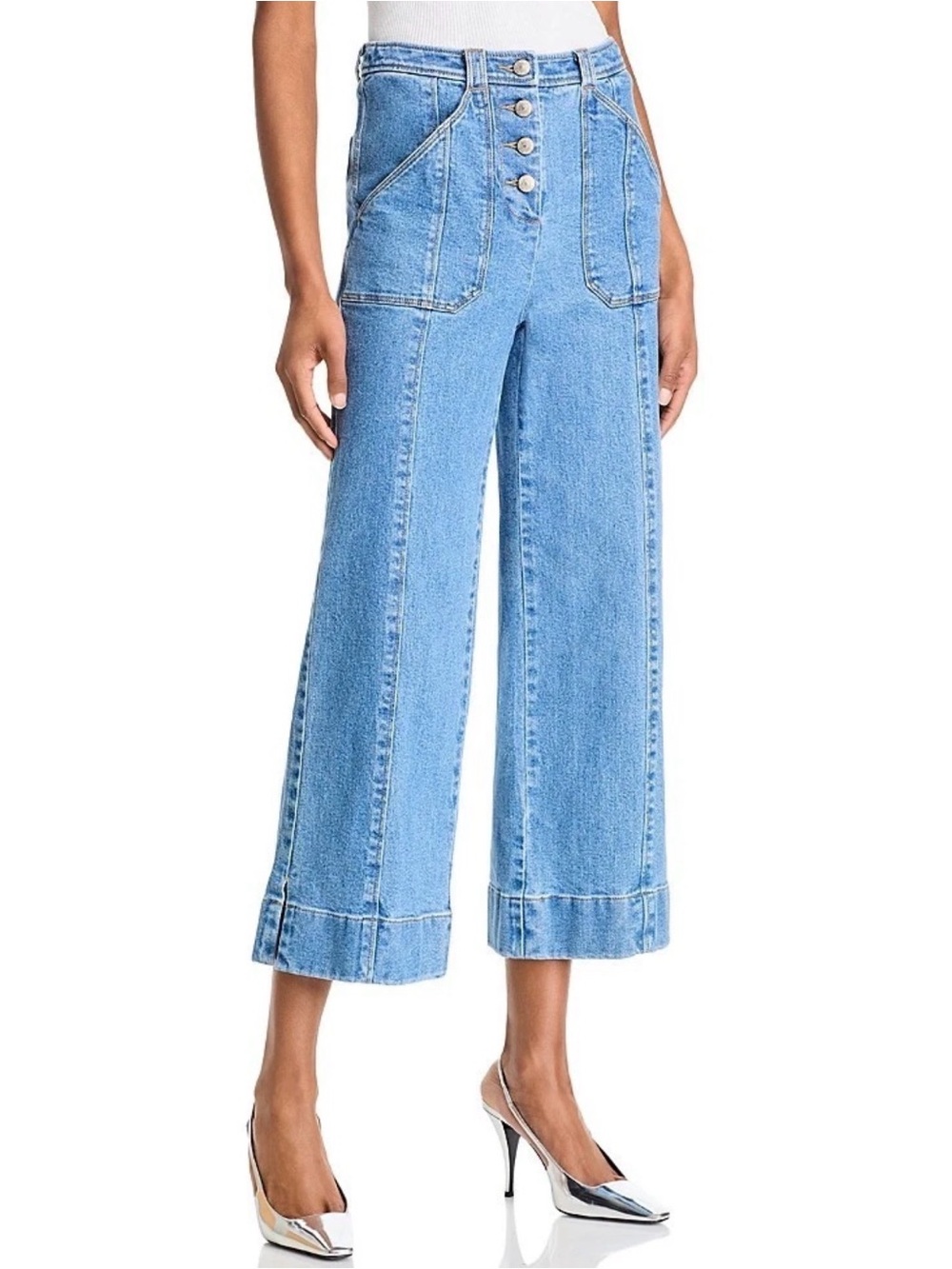 Cinq à Sept Benji Wide-Leg Denim Jeans